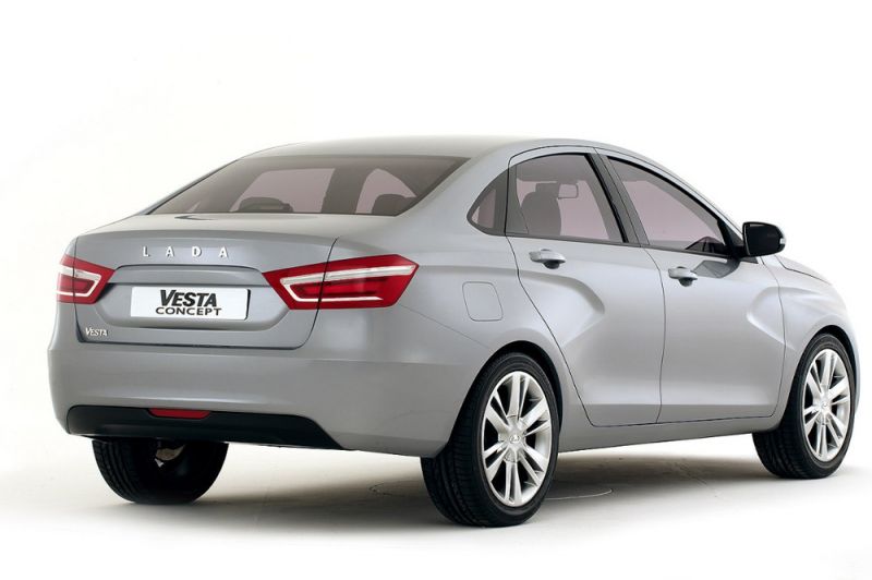 Покажи фото лады весты Новый седан Lada Vesta оценили в 7280