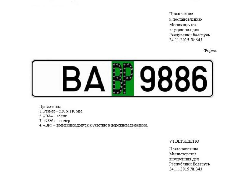 Транзитные номера (красные номера) в Украине, срок действия, штрафы