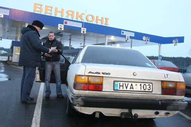 Въезд в литву для белорусов