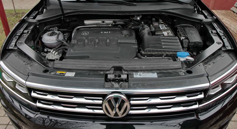 Volkswagen tiguan угол въезда