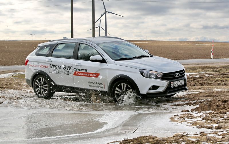 Багажник Lada Vesta SW Cross объем и комплектации Lada Vesta SW Cross