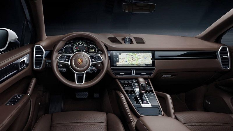 Интерьер porsche cayenne