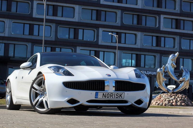 Chrome Fisker Karma