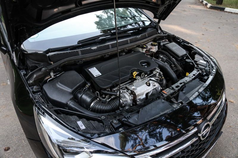 Объем двигателя Opel Astra
